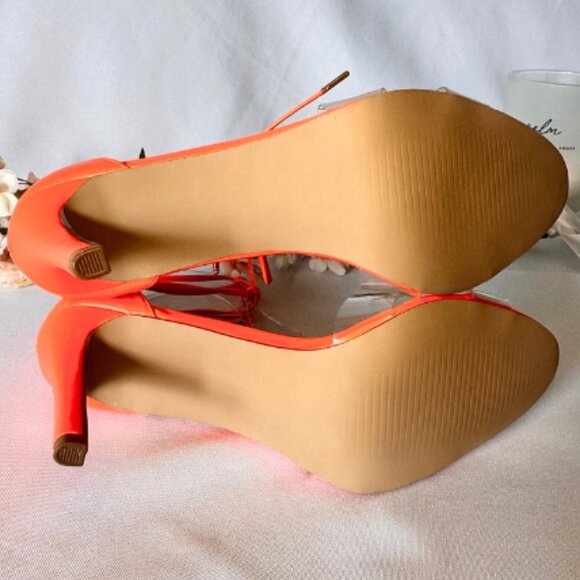 Turn Heads in Vibrant Neon Orange Heels - Picture 10 of 10